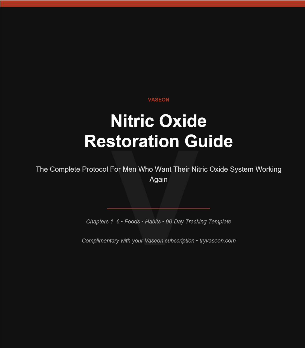 Nitric Oxide 90 Day Restoration Guide