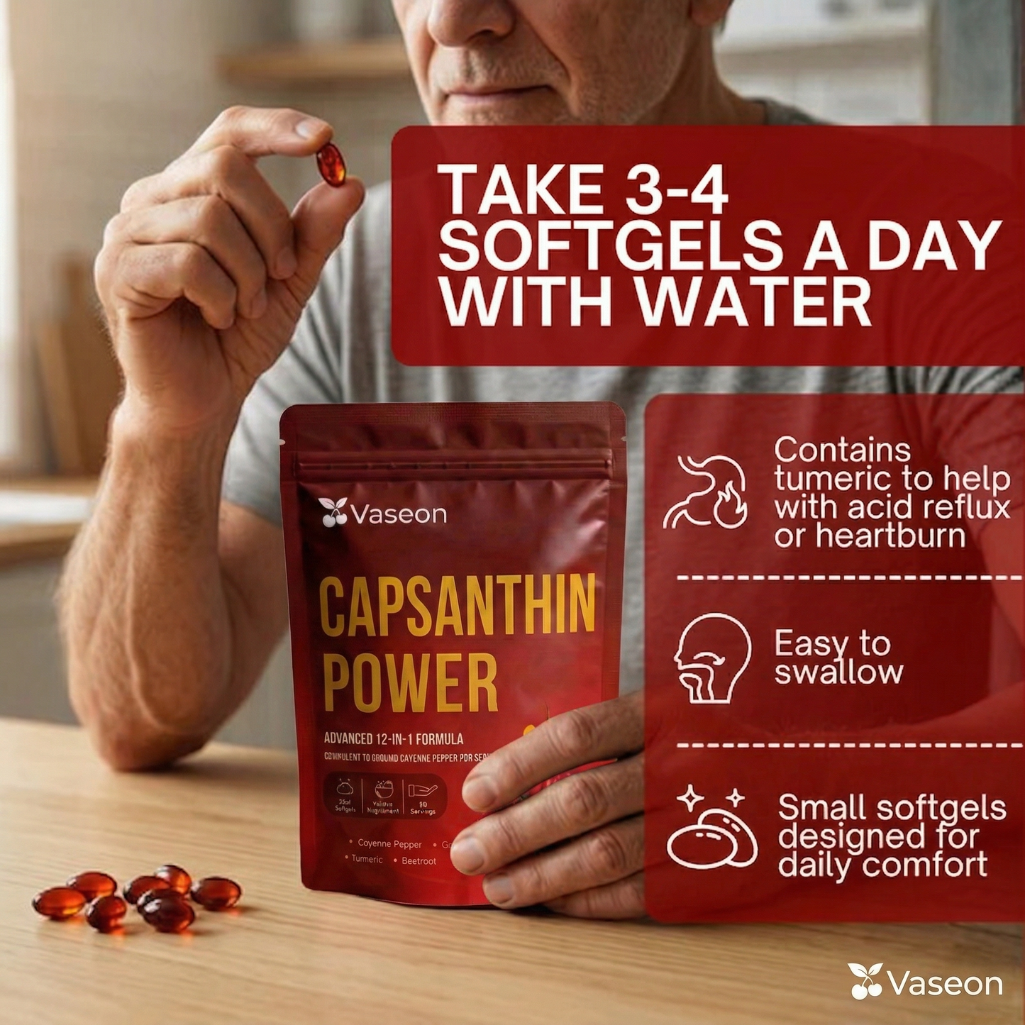 Vaseon Capsanthin Power Capsules