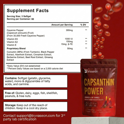 Vaseon Capsanthin Power Capsules